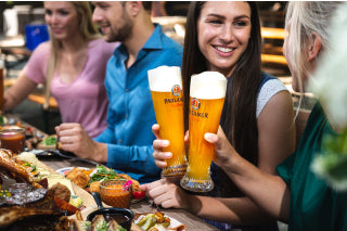 Paulander Hefe-Weißbier 5L樽と1Lグラスセット パウラーナー グラス付き飲み比べセット お1人様用 – Biervana Express