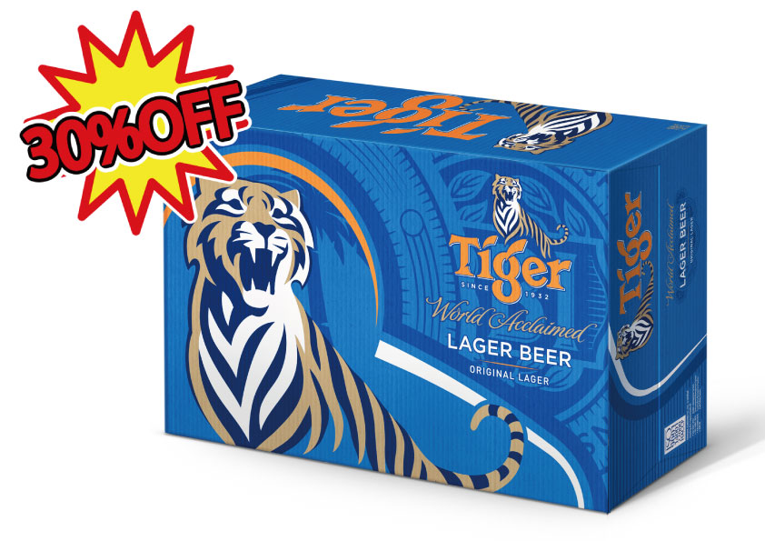 タイガービール　 330ml×24本 【セール品！30％OFF！】