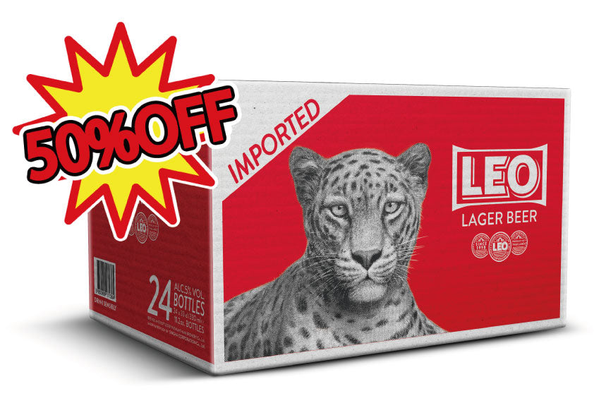 LEO　330ml瓶 ×24本 【セール品！50％OFF！】