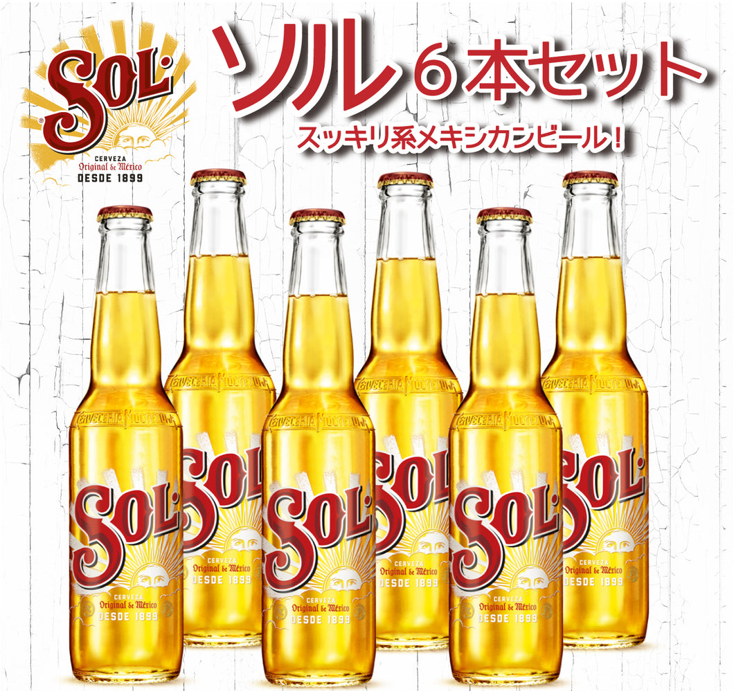 【コースター付き！】ソルビール　6本セット