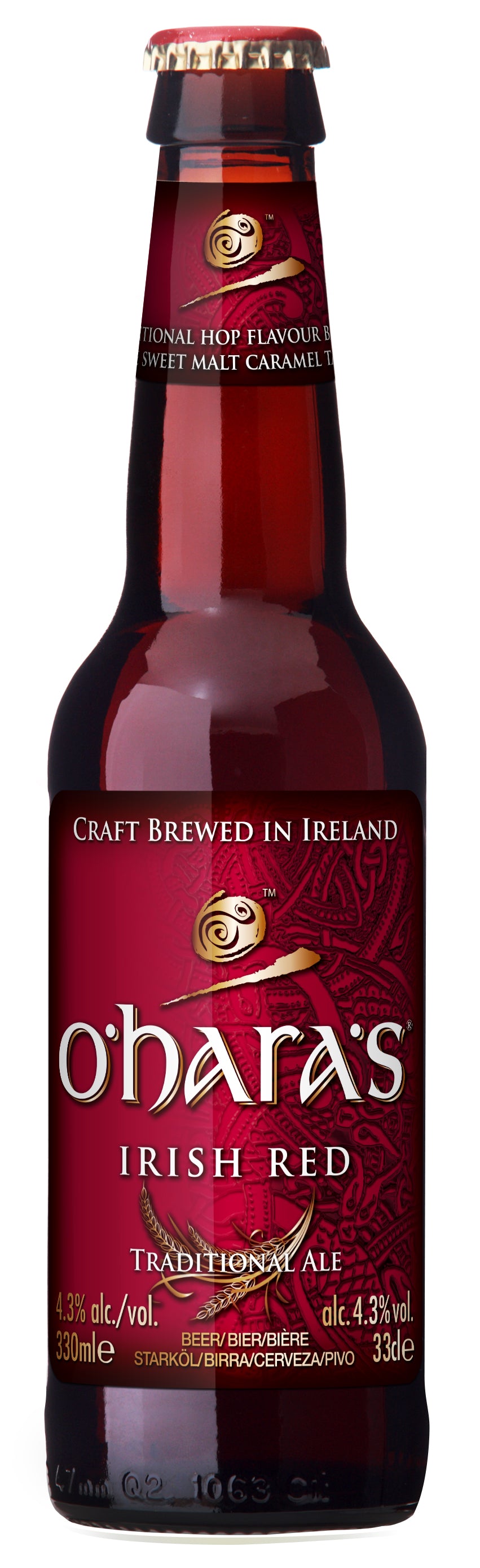 オハラズ アイリッシュレッド 330ml – Biervana Express